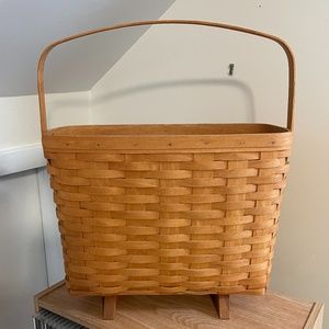 Longaberger Magazine Storage Basket